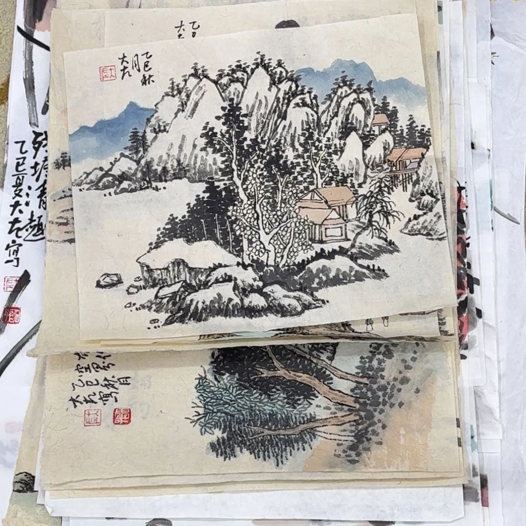 国画大左老师作品刘