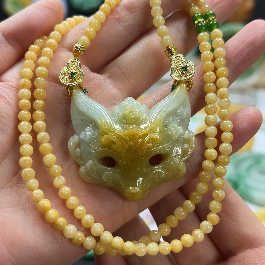 翡翠未镶嵌颈饰吊坠