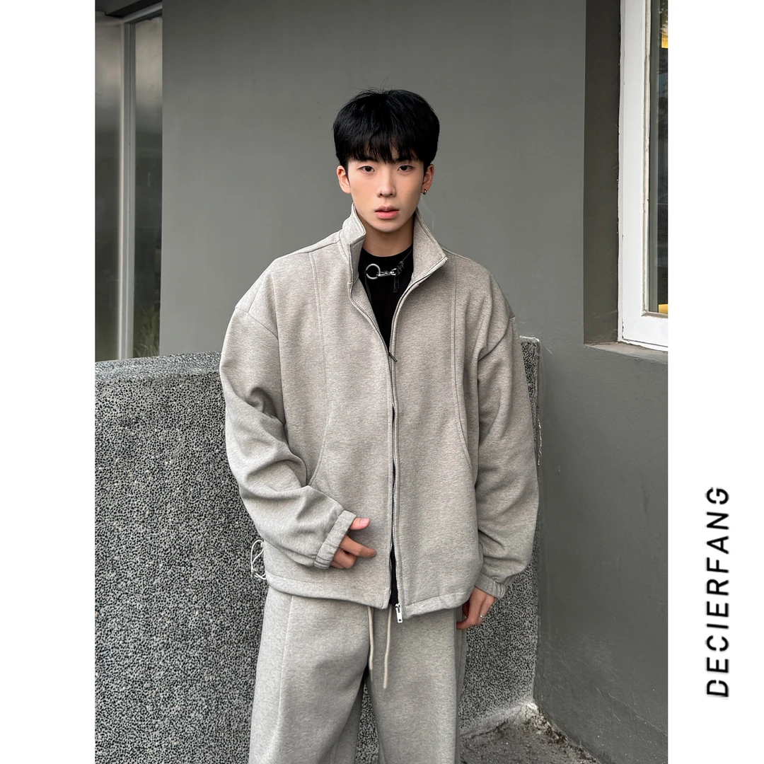 qc8886美式拉链外套