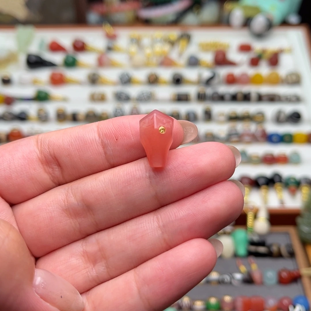 天***~未镶嵌单珠玛瑙/玉髓