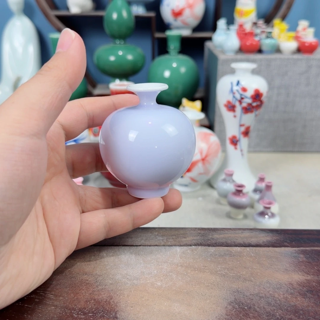 陶瓷手工小花器摆件