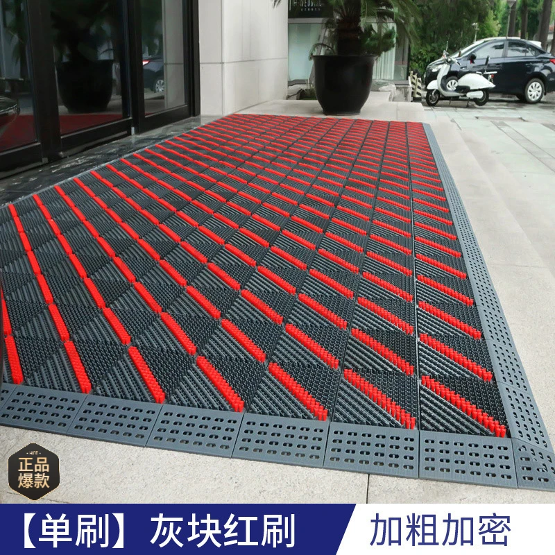 商用酒店写字楼门口防滑除尘三合一地垫入户门拼接耐磨蹭脚刮泥垫