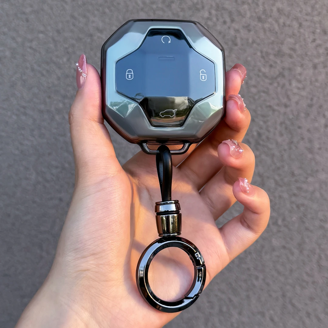 捷途旅行者X70plus钥匙套90大圣保护包山海L7/T1/T2钥匙透明壳扣