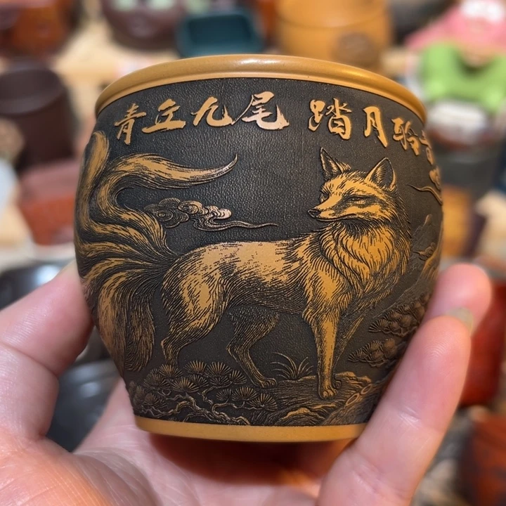 茶杯紫砂宜兴紫砂主人杯