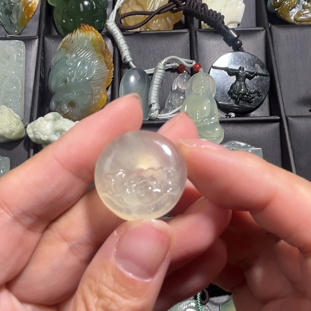 蛇纹石玉未镶嵌吊坠(不含链)