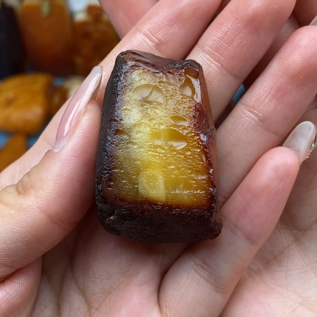 定制琥珀未镶嵌蜜蜡原石定制