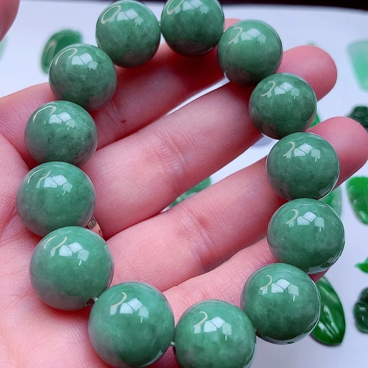 翡翠未镶嵌吊坠(不含链)手链