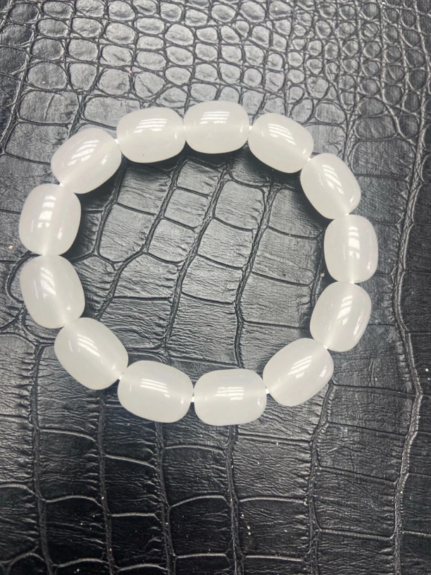 【镇店收藏 正品保障】903精美白色桶珠手链