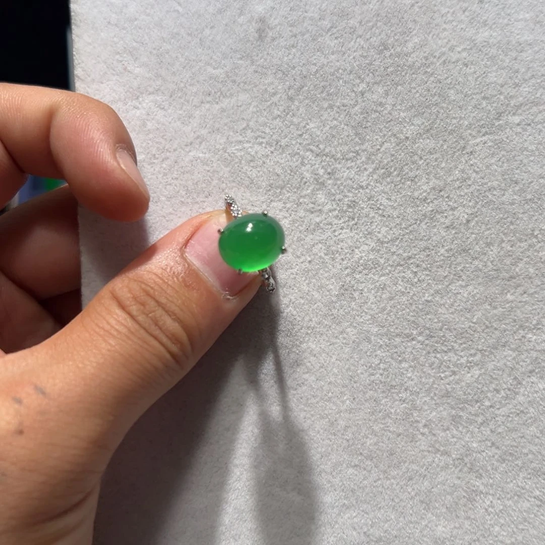 玛瑙/玉髓戒指合金小*、