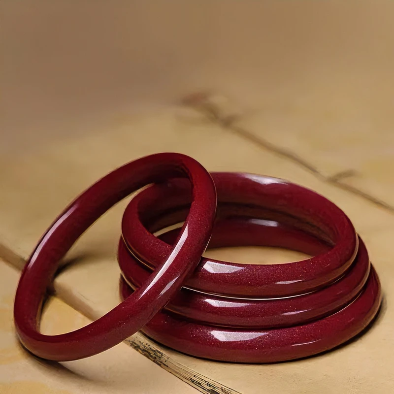 含辰砂工艺品朱砂 辰砂 紫金砂高含量手镯