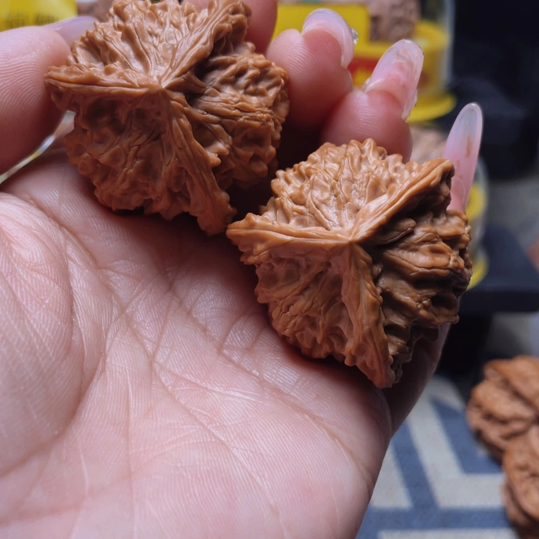 吊坠文玩核桃41盘山公子帽三棱