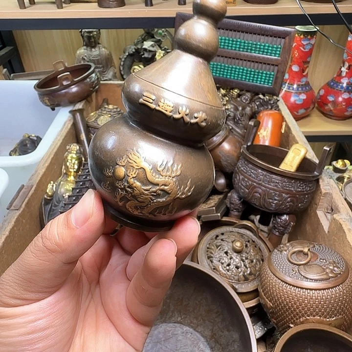 铜器办公室茶室摆件