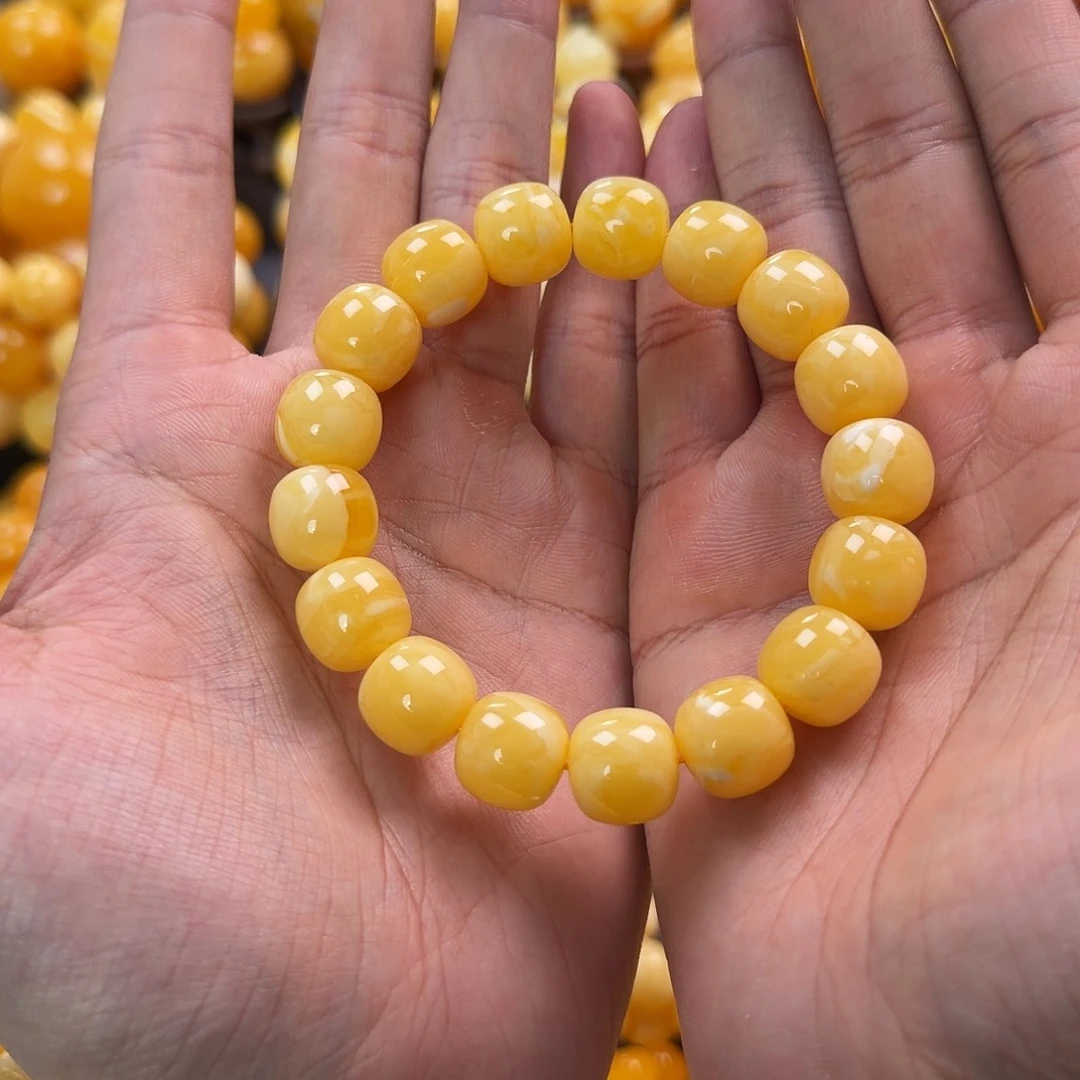 琥珀未镶嵌珠宝奇石13mm同料