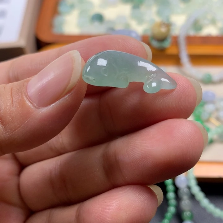 颈饰未镶嵌翡翠天然A货翡翠