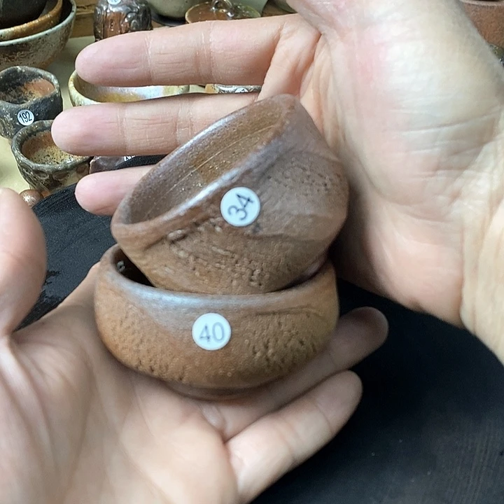 杯一**间手工粗陶、柴烧茶器
