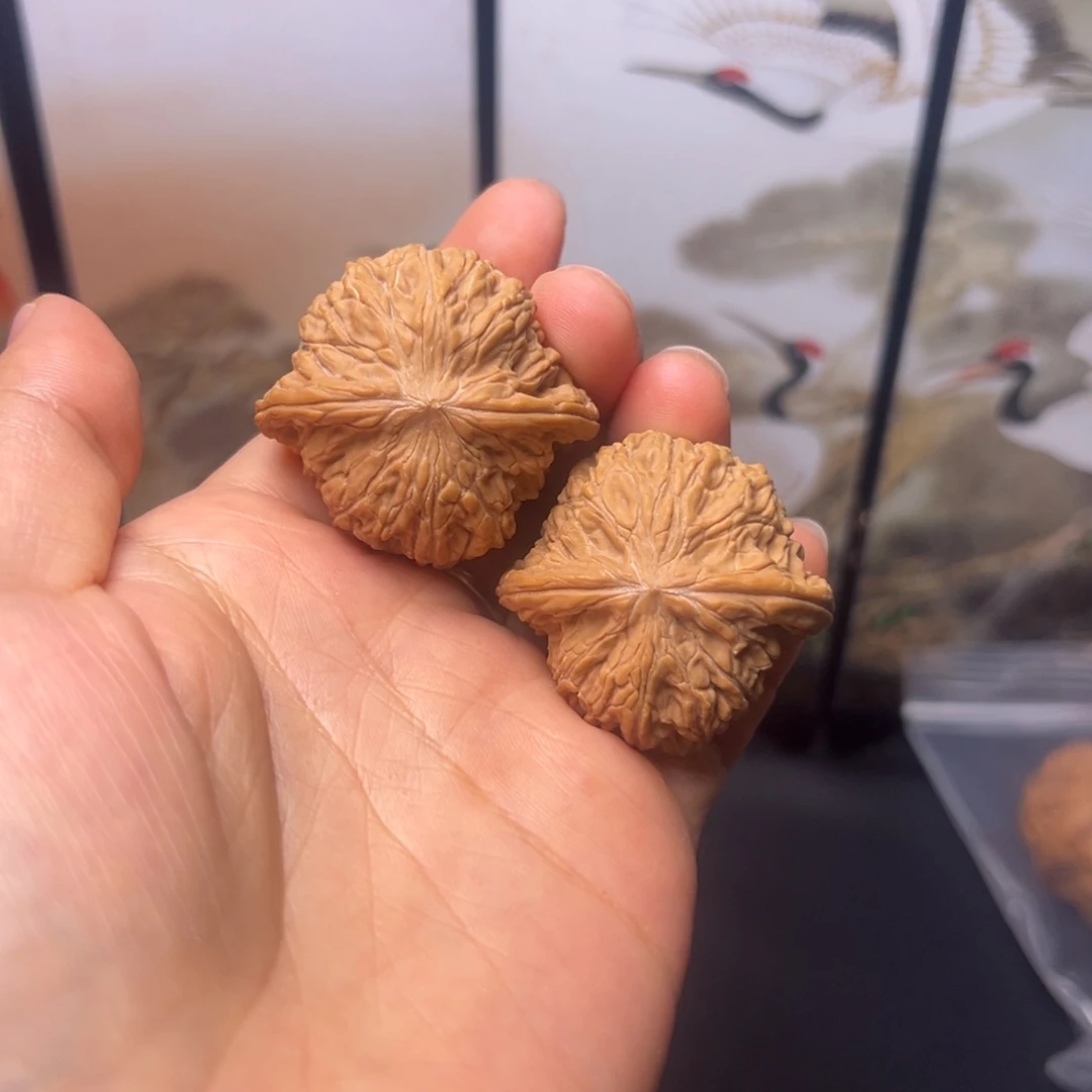 文玩核桃把件37山地磨盘