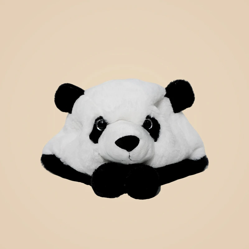 长隆纪念熊猫毛绒帽子