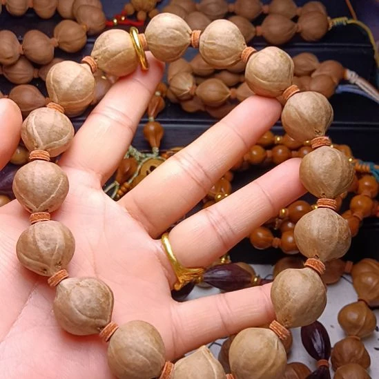 @***。手串/手链橄榄核橄榄核手串铁核蒜头正圆1.8