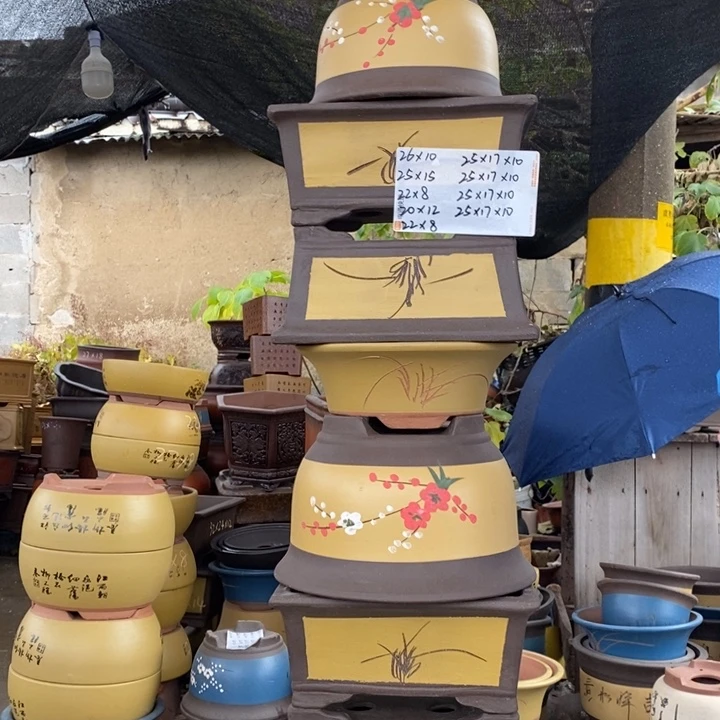 紫砂花盆紫砂特价包邮