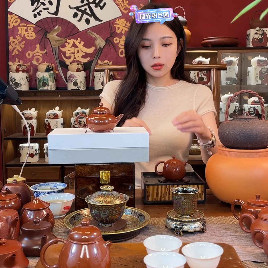 小***人茶壶紫砂纯手工手拉壶