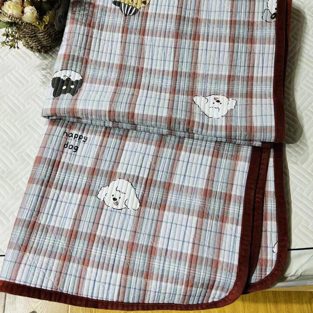 单人四季可用床盖纯棉+宝宝绒90×200～G304微瑕