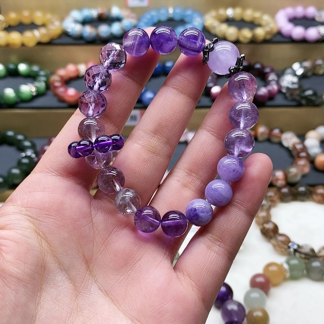 水晶手链未镶嵌紫