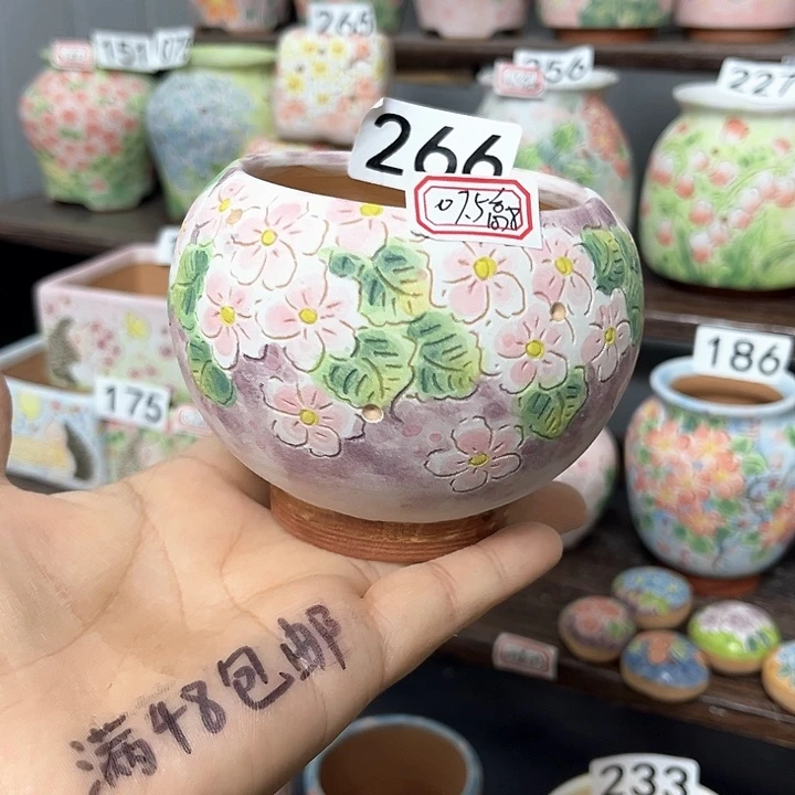 手工制作多肉花盆