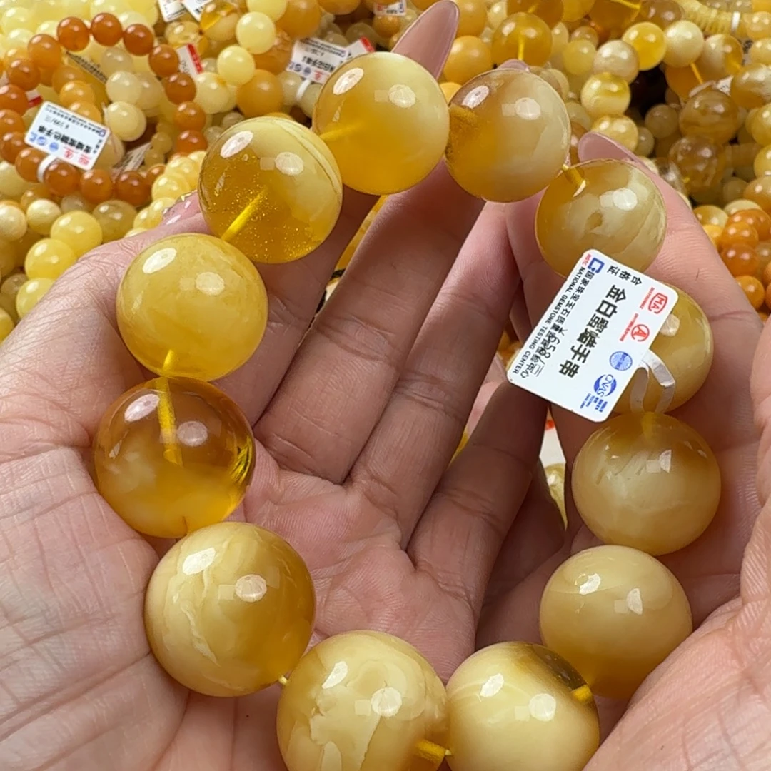 琥珀未镶嵌珠宝奇石