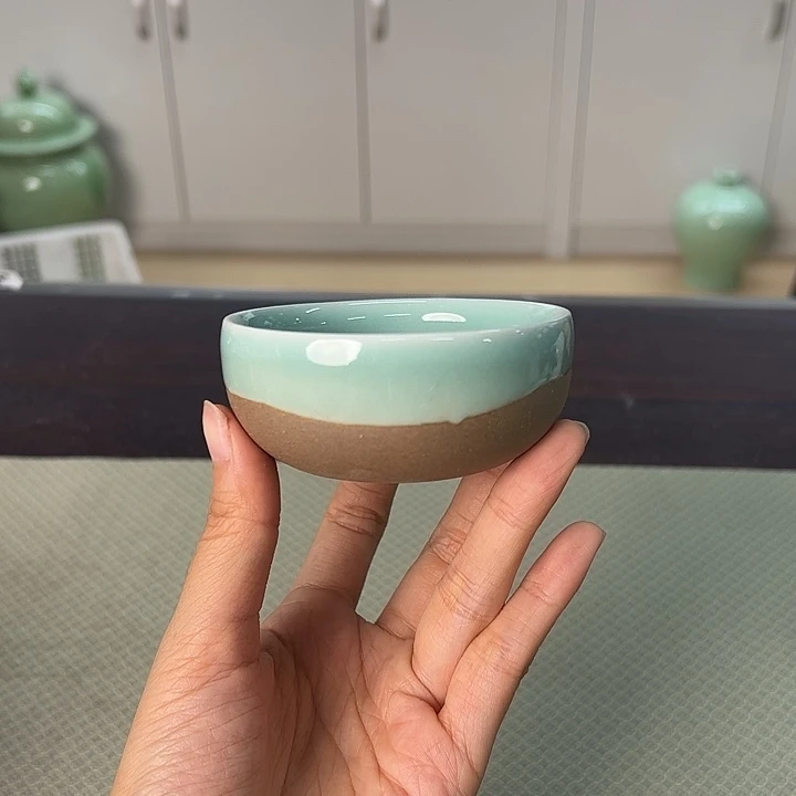 龙泉云间青瓷小米茶器