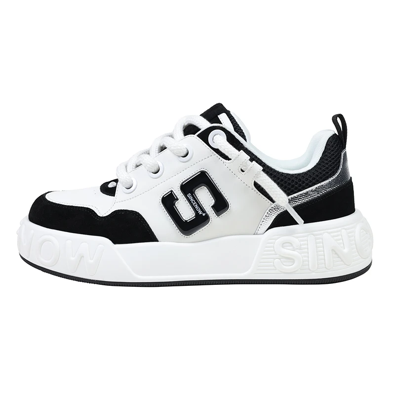 SINCENOW2025厚底春秋透气运动百搭增高运动休闲潮鞋流行男鞋板鞋