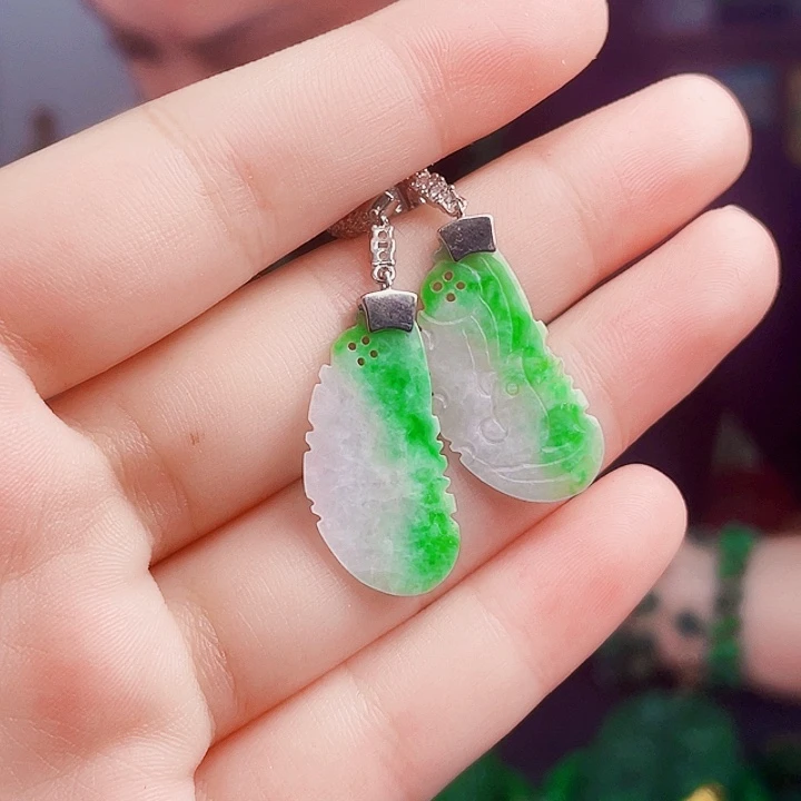 翡翠银S925镶嵌颈饰多样性