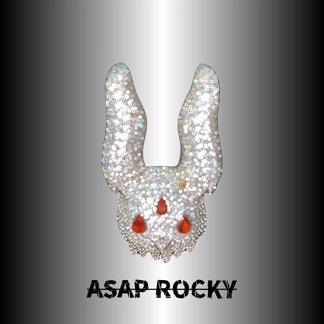 铜合金锆石戒指 AR 李佳隆asengalimac连麻同款嘻哈兔子开口戒指