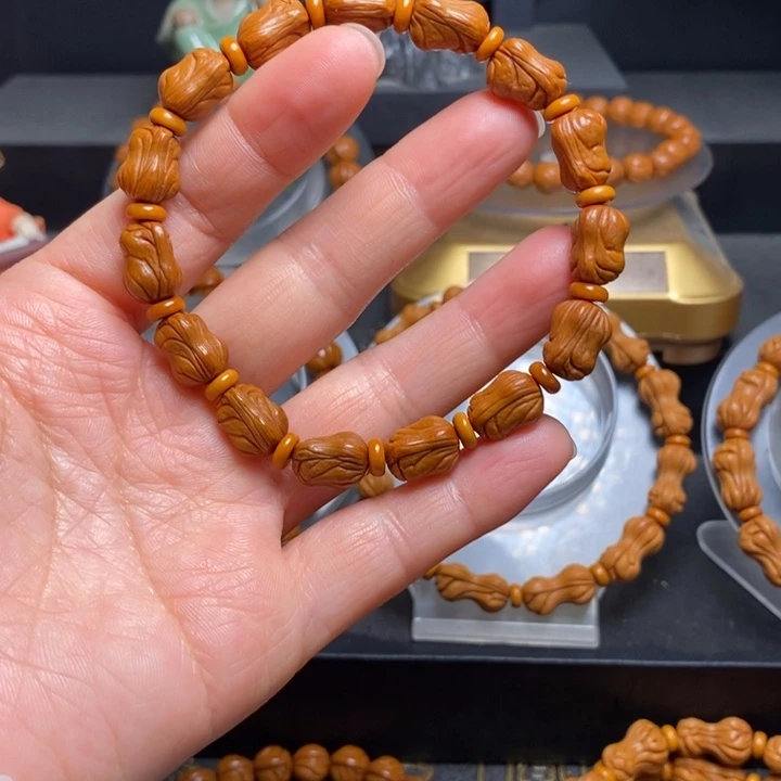 桃核手串迷你小花生手串9