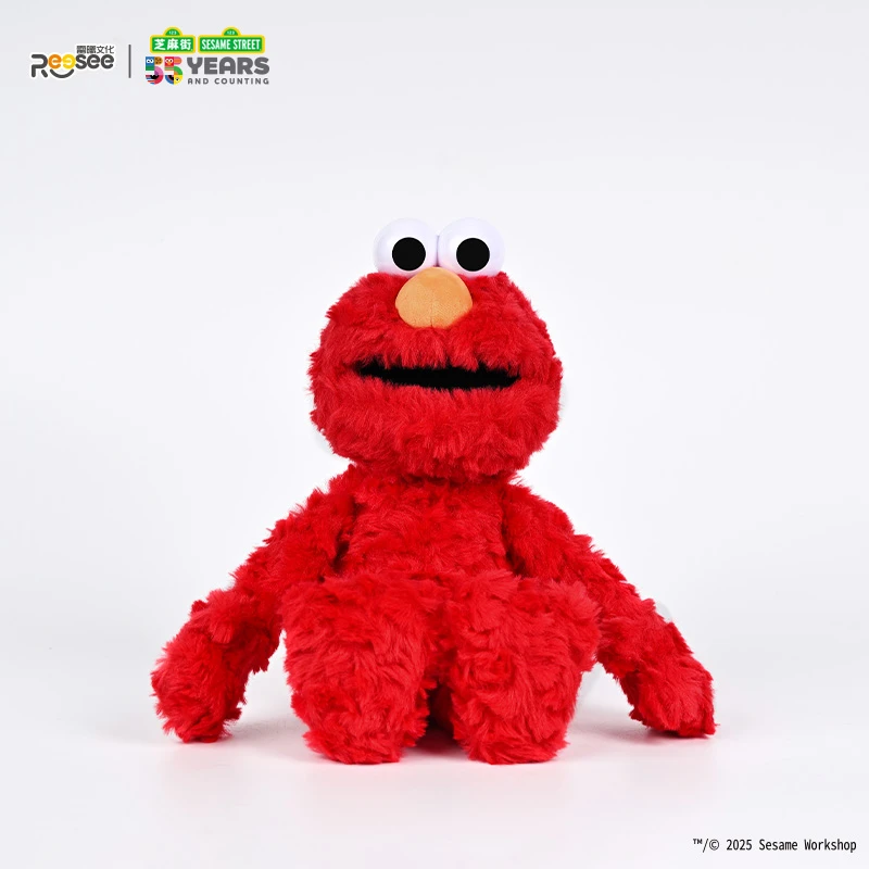 雷曦文化芝麻街新款正版艾摩原型毛绒公仔玩偶可爱饰品生日礼物
