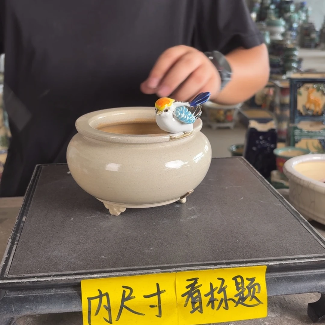 。一风堂石湾花盆 内10*7