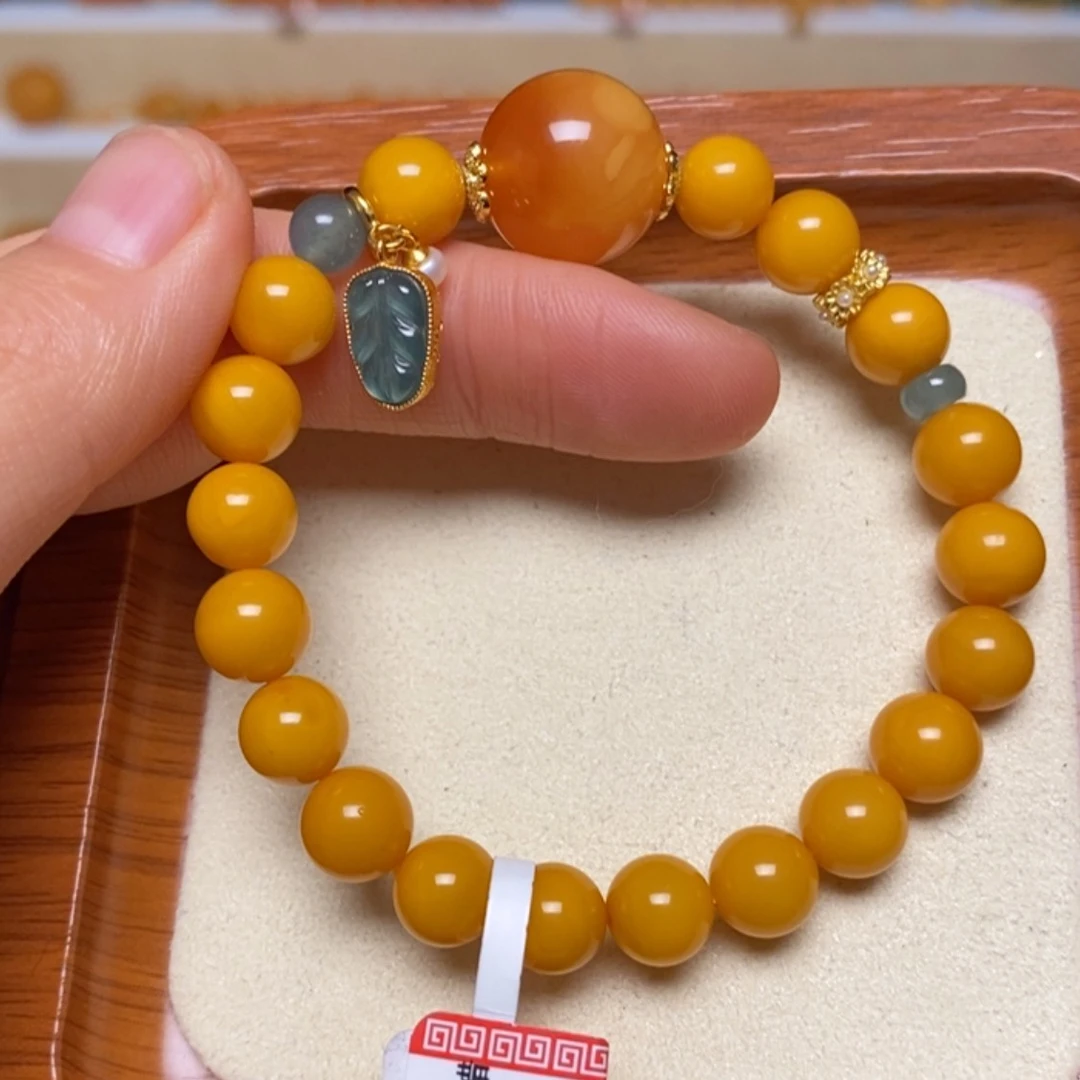 【闪购商品】未镶嵌蜜蜡手链手串