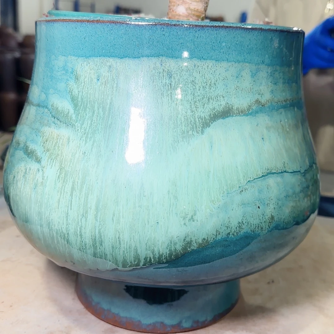 花盆紫砂高25口22