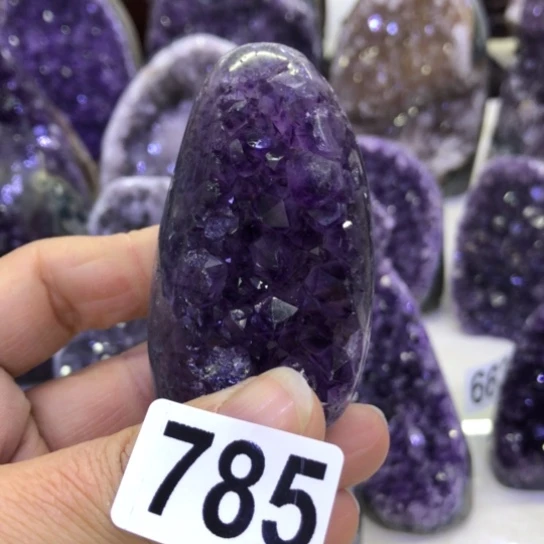 紫晶天然水晶摆件未镶嵌