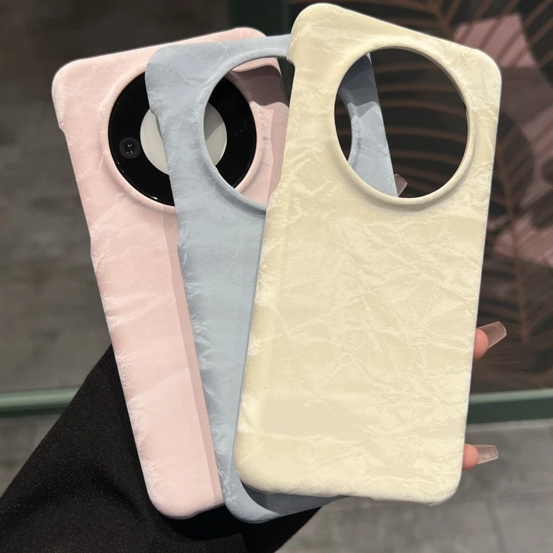 适用华为mate70pro优享版手机壳mate60pro+丝绒纹mate30/40pro女