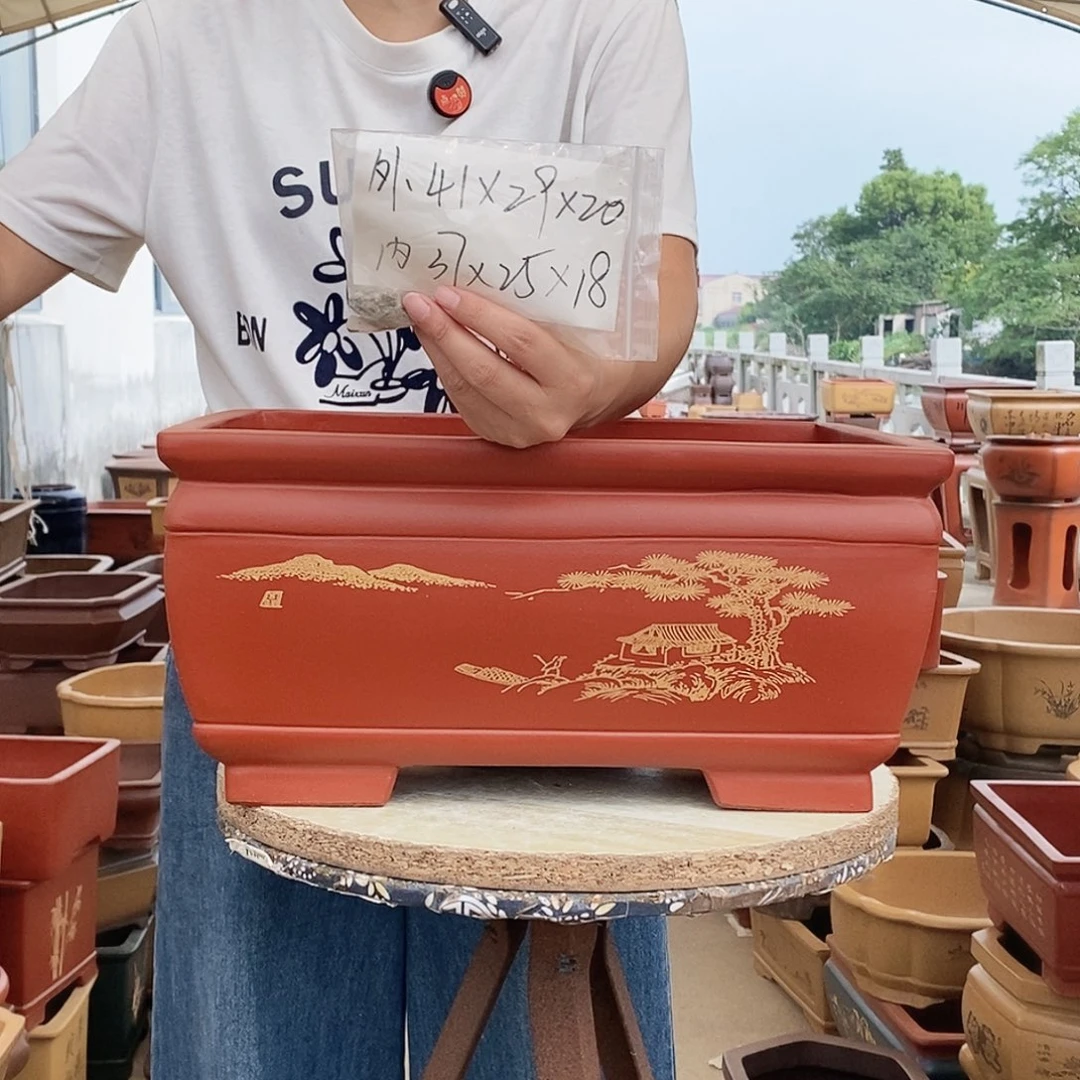 紫砂花盆紫砂花盆