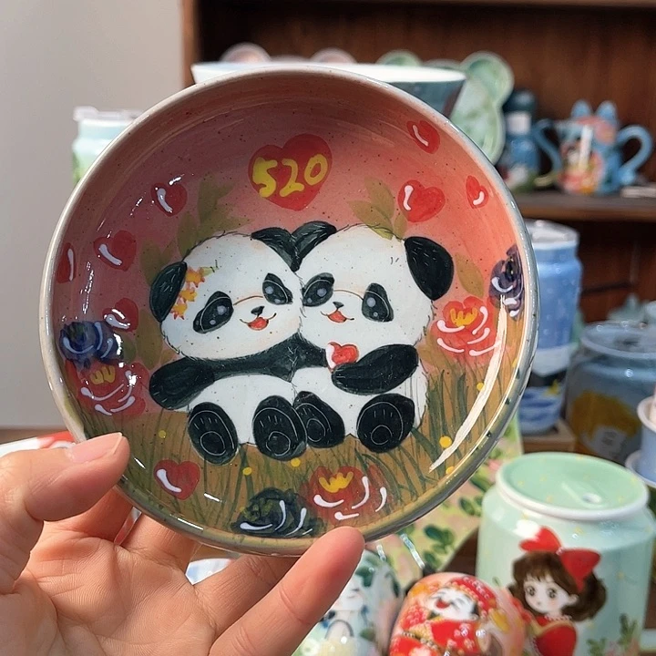 陶景德镇釉下手绘陶瓷