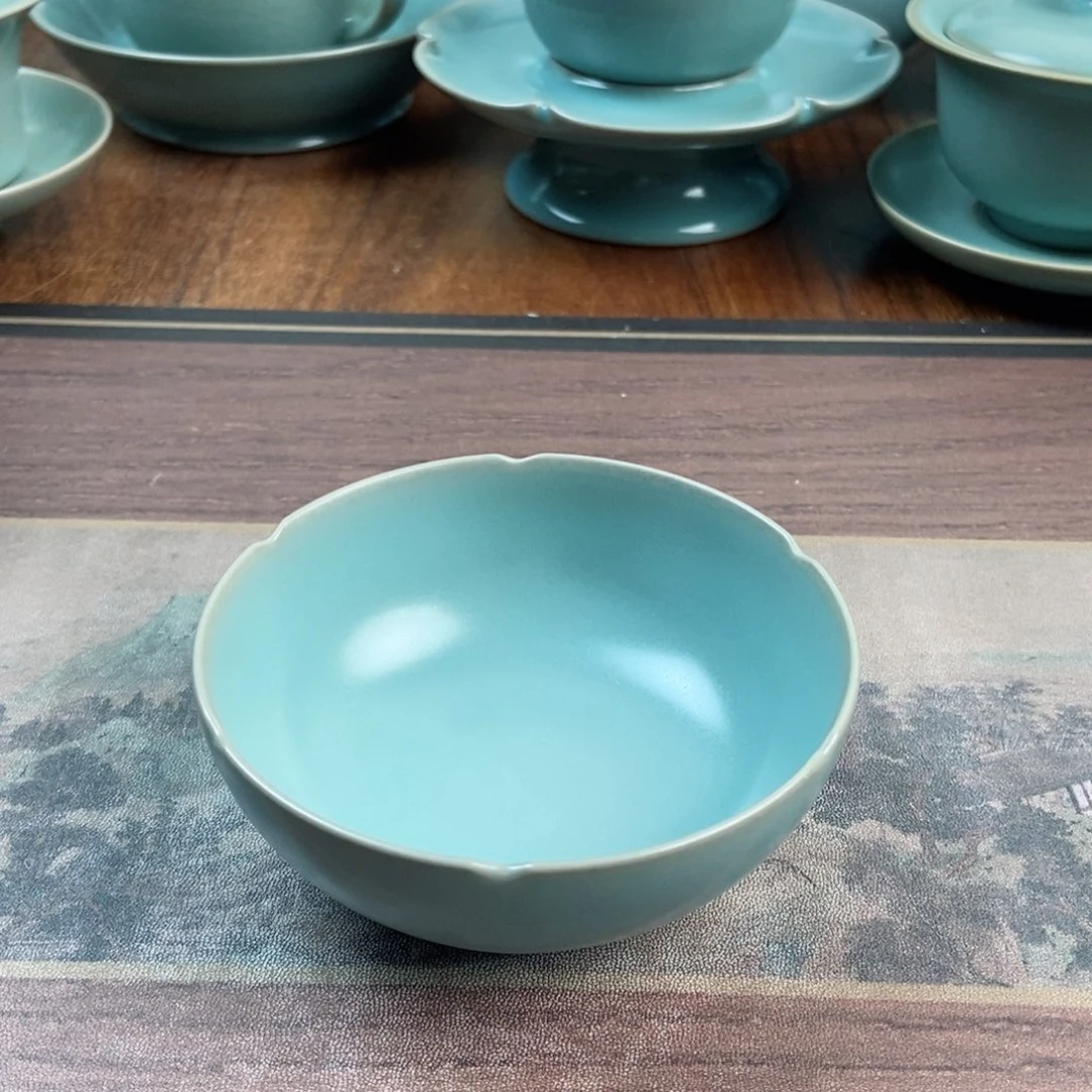 摆件原产地原矿汝瓷～茶器