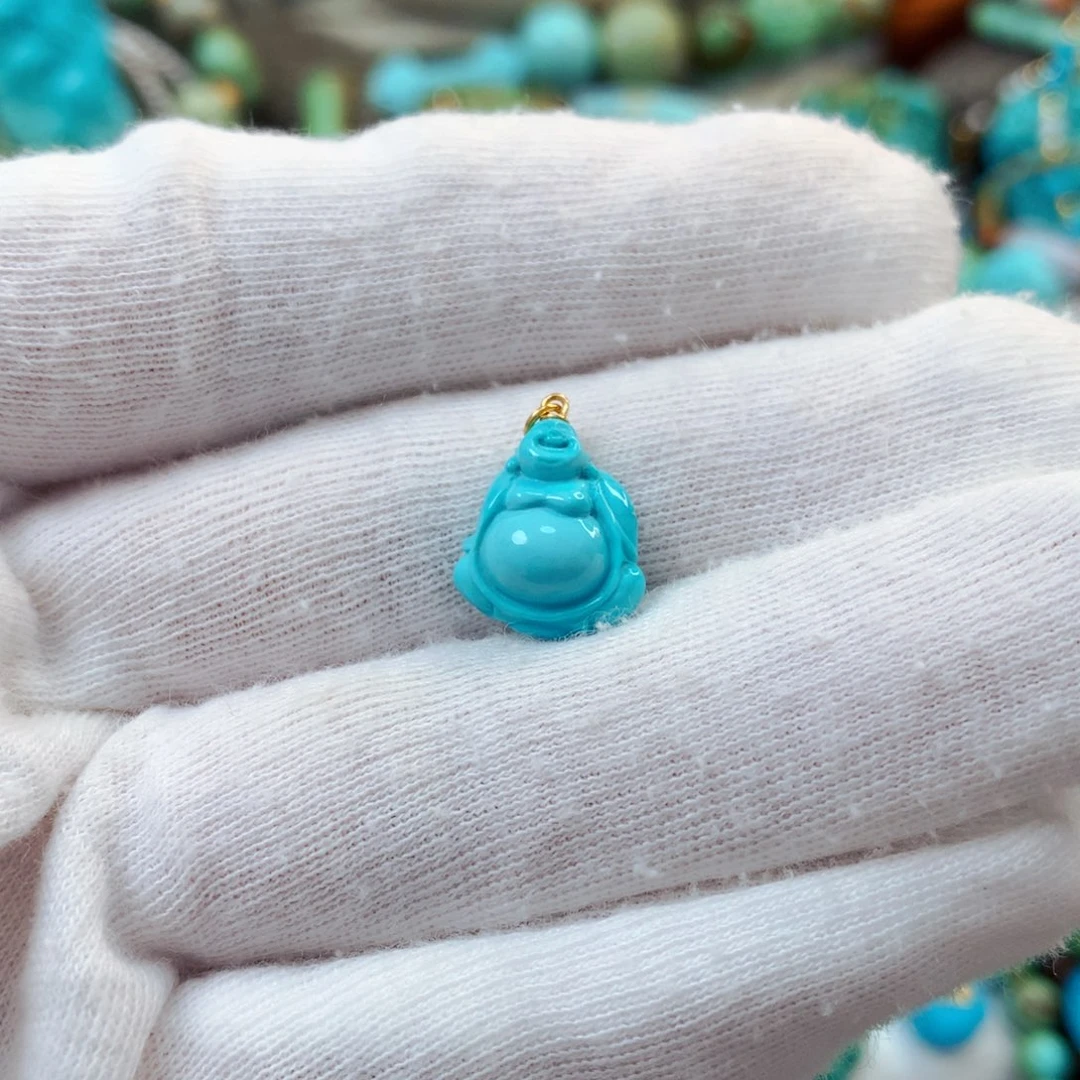 未镶嵌绿松石珠宝半成品