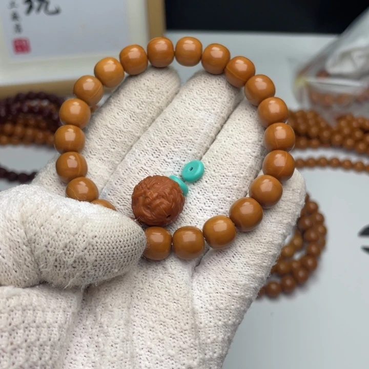 可***r吊坠猴头核桃桶珠