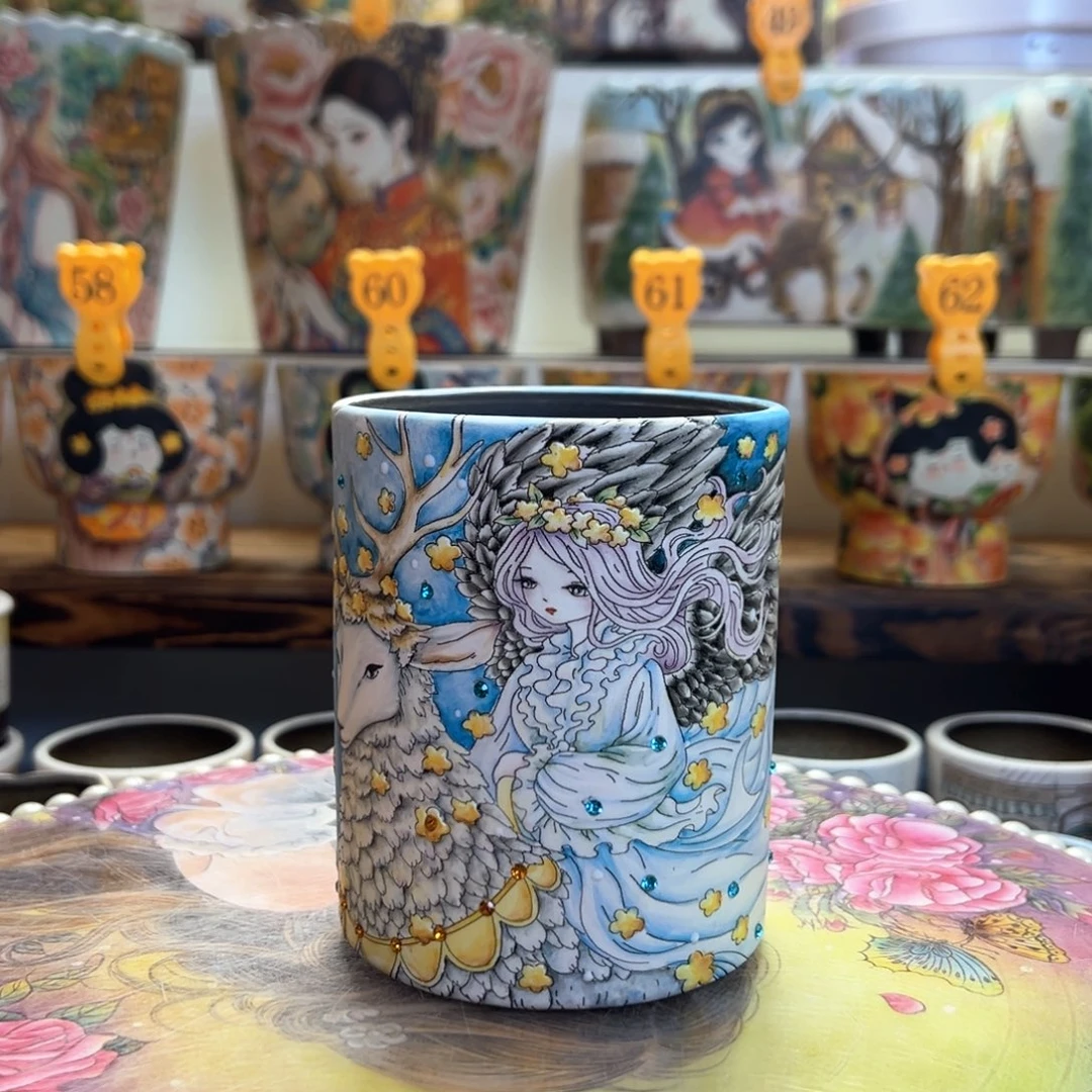 红陶多彩的精工美盆