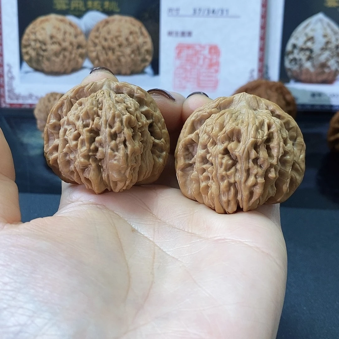 文玩核桃把件飞楼047-全品41