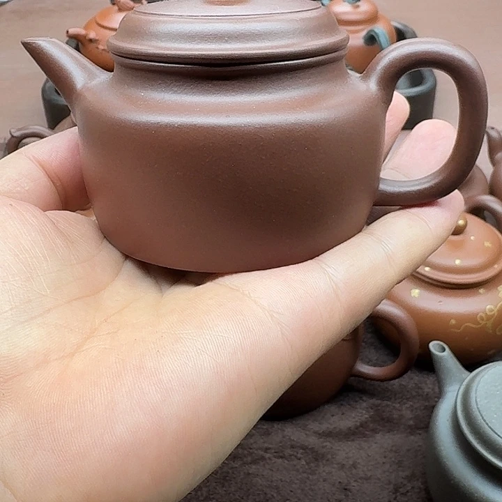 茶壶紫砂全手工德钟原矿紫砂