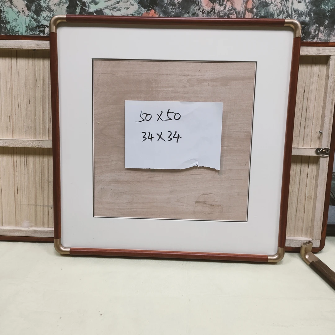 50/50仿铜角实木画框全套配齐