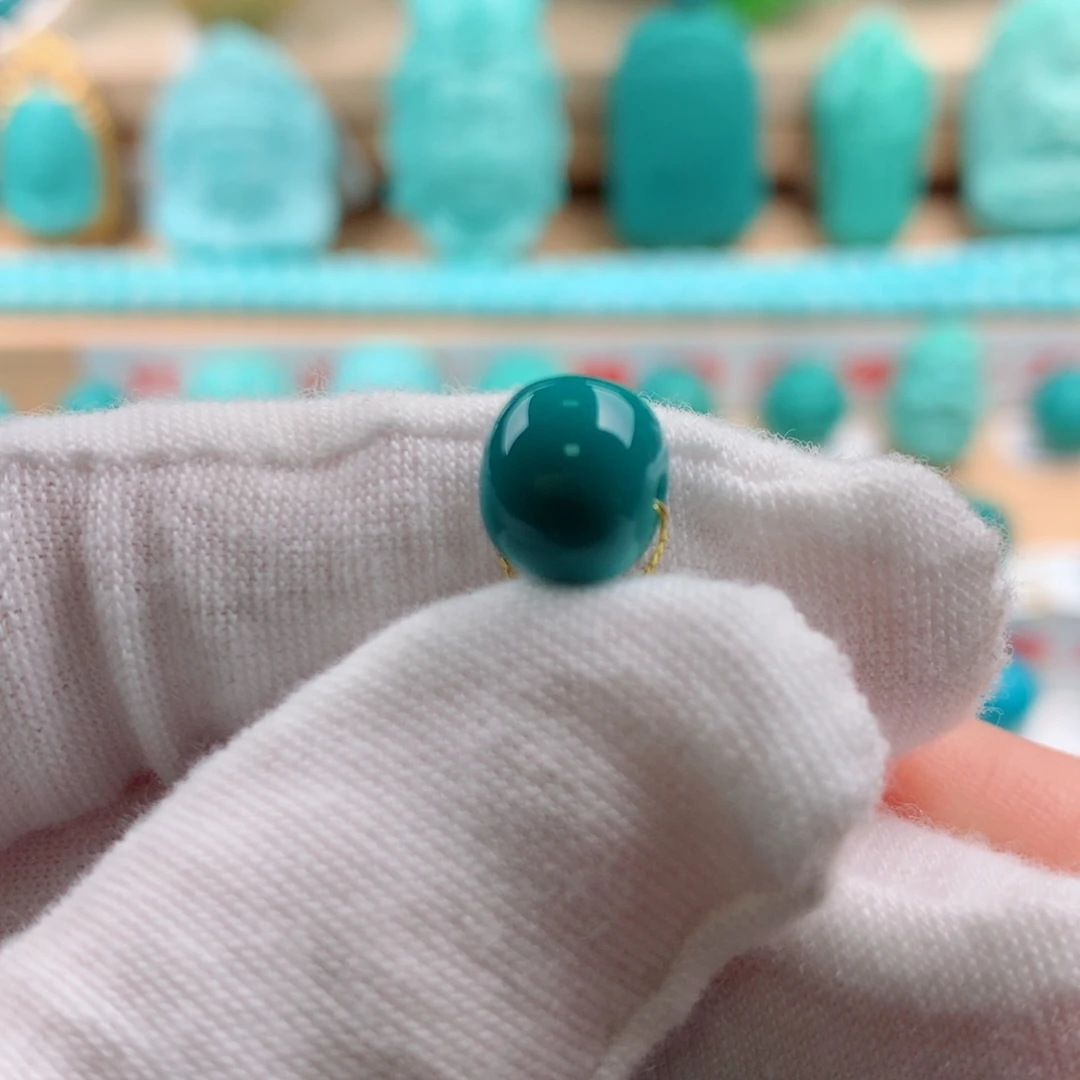 绿松石未镶嵌发饰8.8-7.6