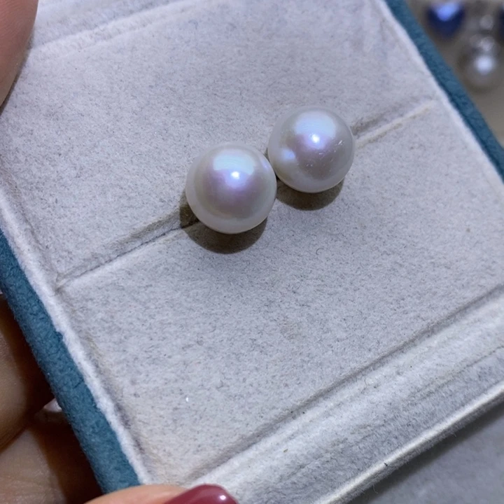 淡水珍珠珠宝首饰银S925镶嵌